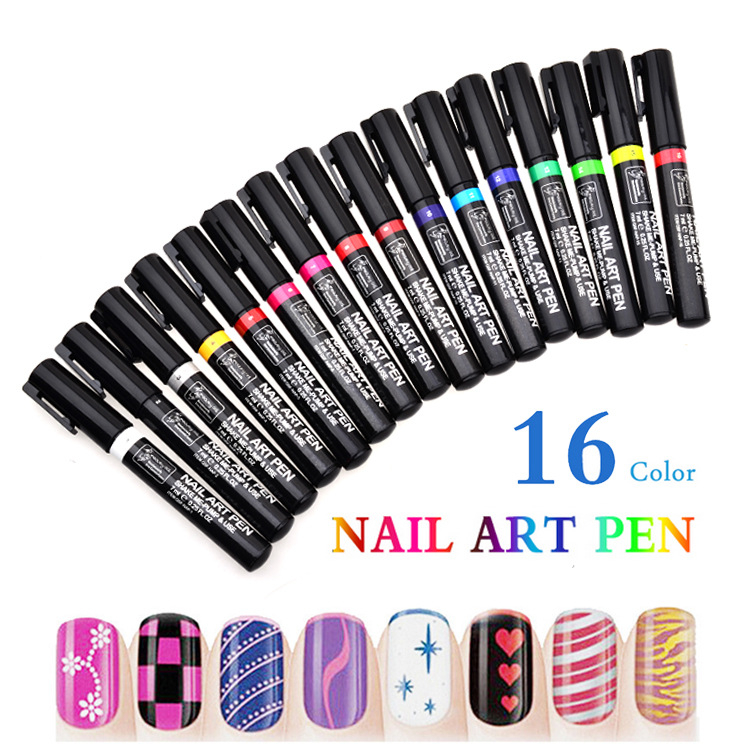 Pen Lukis Nail Art Waterproof / Pulpen Nail Art