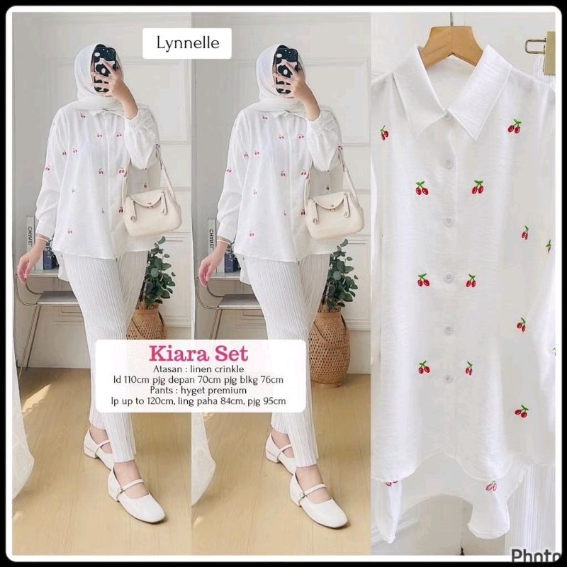 KIARA SET, BAJU OBE SET LINEN CRINKLE