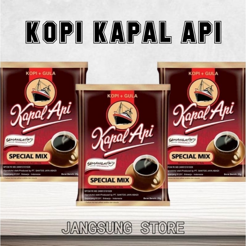 

Kopi Kapal Api Spesial Mix / Kopi Hitam