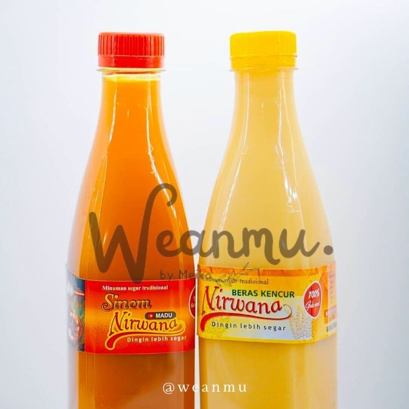 

[READY SIAP KIRIM] Jamu Beras Kencur Sinom Nirwana Nganjuk 500ml / Minuman Tradisional / Jamu Oleh oleh Khas Nganjuk