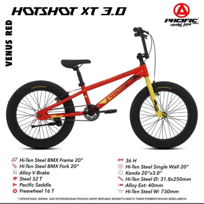 Sepeda BMX Anak Dewasa 20 inch Pacific Hot Shot XT 3.0