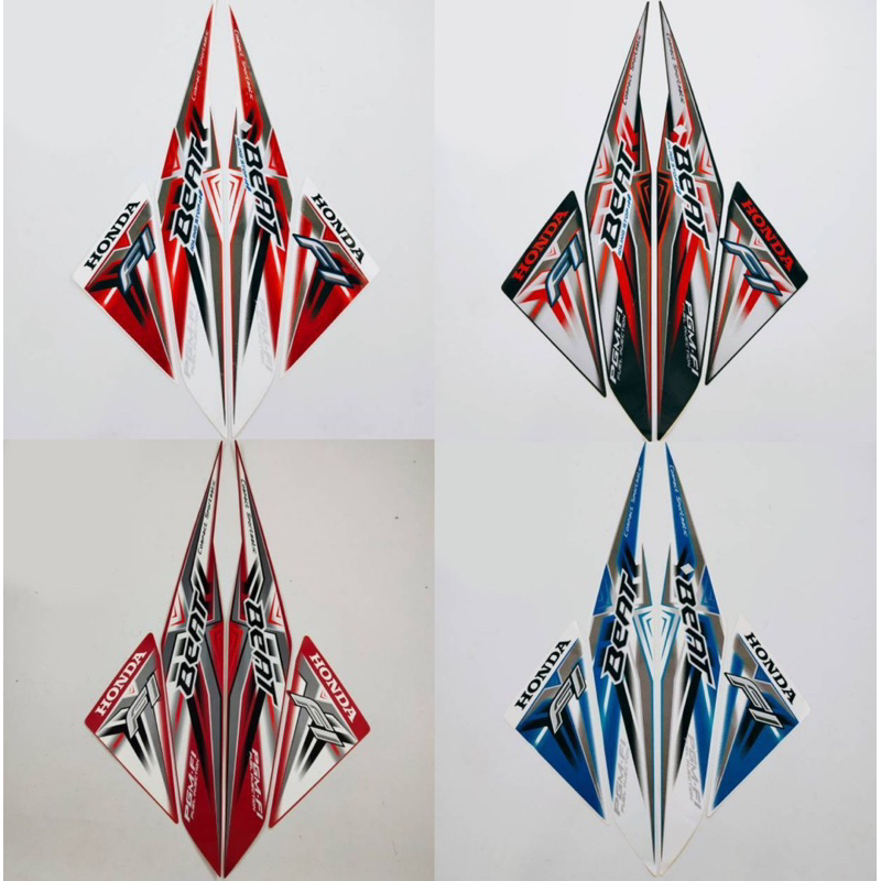Striping standar Honda Beat Fi 2015 - striping beat 2015 lis polet beat
