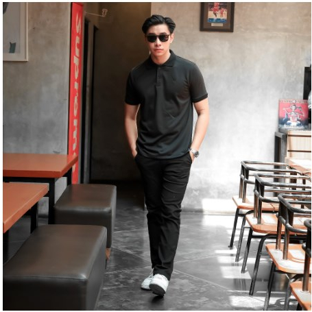 Libra Baju Kaos Polo Shirt Pria Dewasa Hitam Baju Kaos Kerah Pria Dewasa Baju Kaos Krah Pria Dewasa 