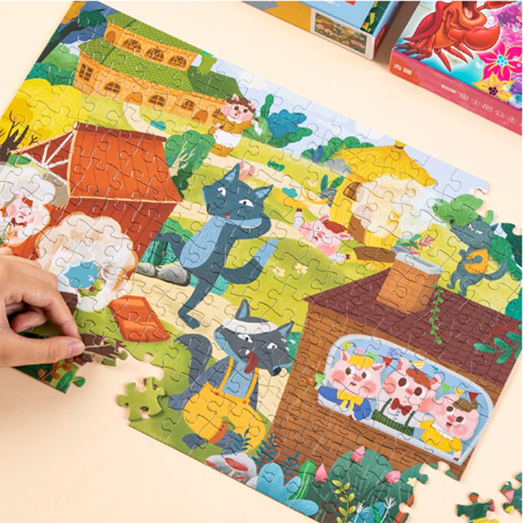 NEW KKV Toy Puzzle Puzzles 200 pieces Three Little Pigs