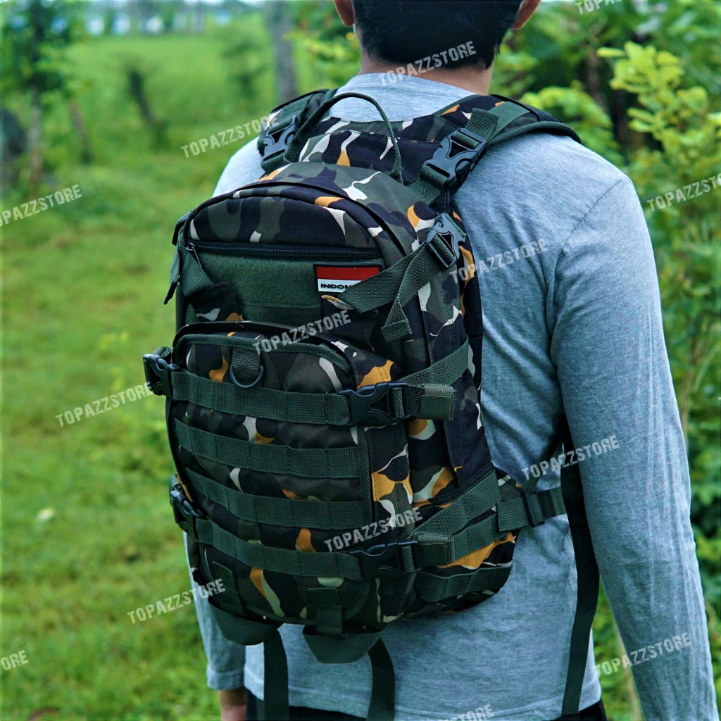 Tas Army Hydropack Loreng Brimob Ransel Punggung Polisi Pelopor