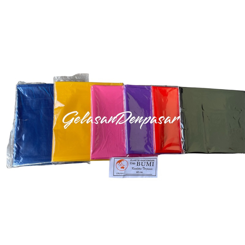 PLASTIK LAYANGAN CAP BUMI ECER 1MTR