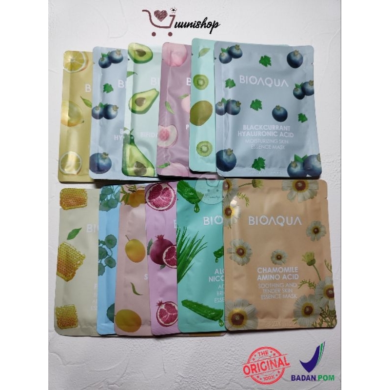 bioaqua sheet mask / masker bioaqua / face mask bioaqua