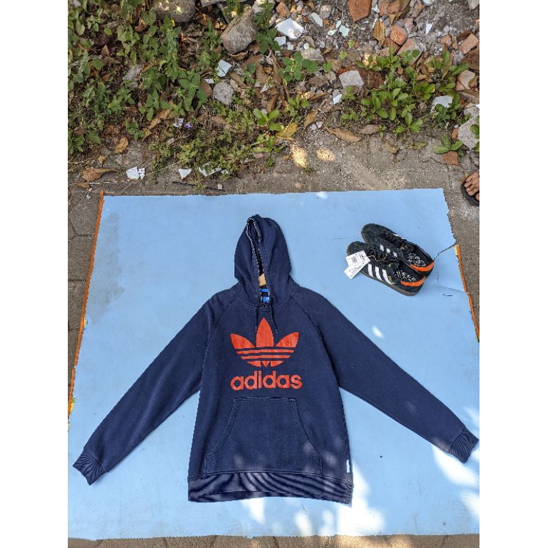 Hoodie Adidas Trefoil BigLogo Navy