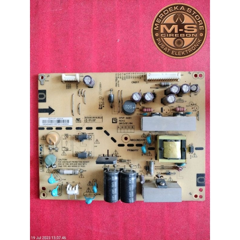 Motherboard module psu power supply mesin tv SHARP LC-29LE5071