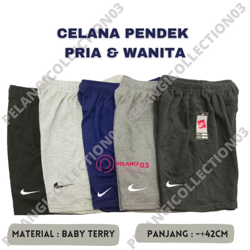 GROSIR CELANA PENDEK PRIA/WANITA -+42CM