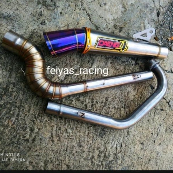 knalpot racing daeng vixion new vixion old inlet 50 ngebas gahar