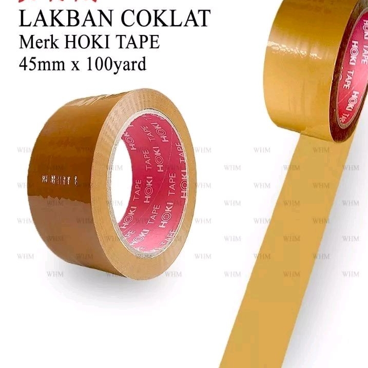 

lakban packing 45mm bening dan coklat