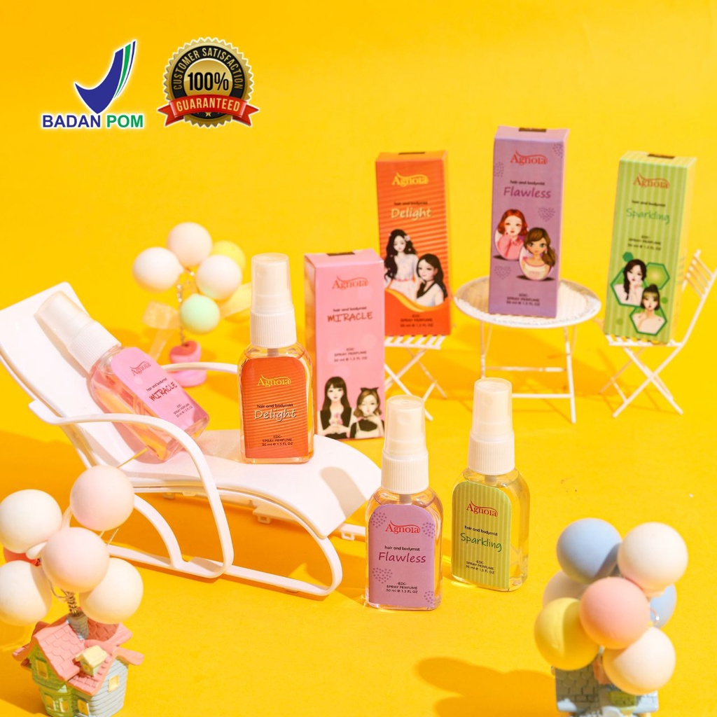 EB - [BPOM] AGNOLA Parfum Body Mist 30ml Premium / Hair And Body Mist Agnola 30ml / Parfum Unisex Wa