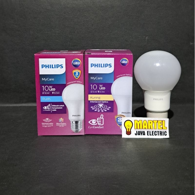 Lampu led philips my care 10 watt putih/kuning