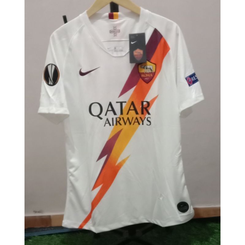 JERSEY AS ROMA AWAY 2019 NAMESET (DZEKO) #9 SIZE L