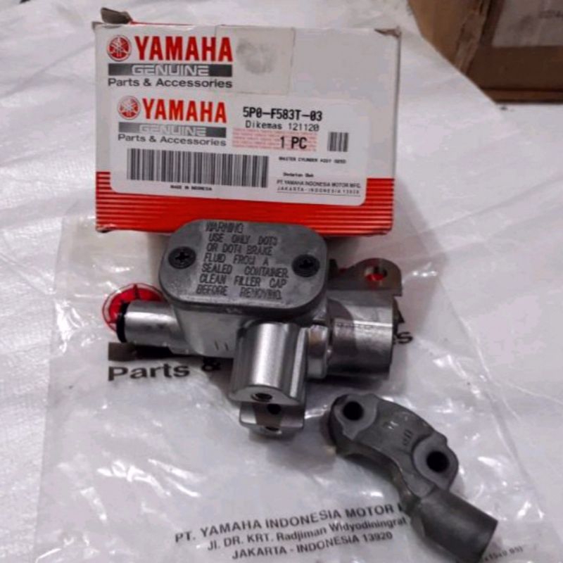 master cylinder assy master rem atas Mio M3 Vega Zr Xeon 5P0-F583T-03 asli original Yamaha