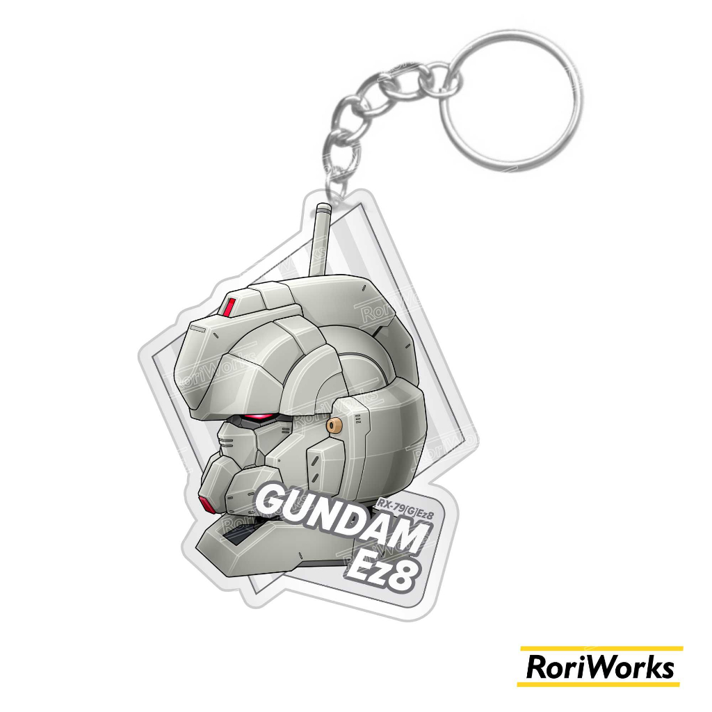 Keychain Anime - Gundam Ez8 Head