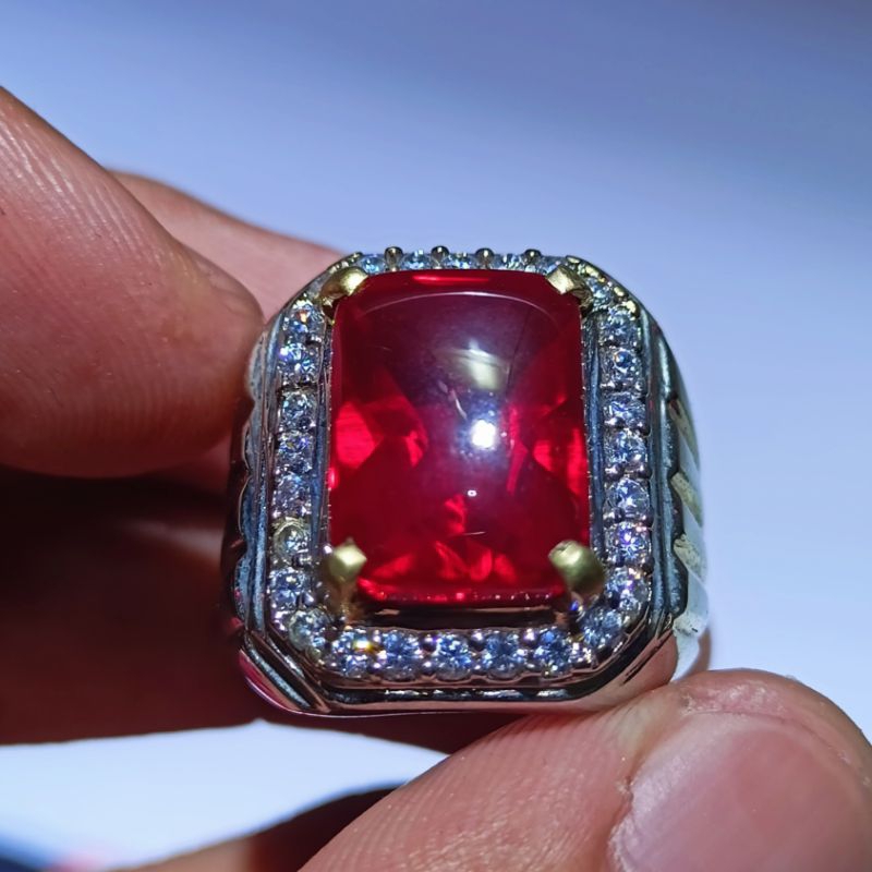 CINCIN BATU MERAH SIAM BANGKOK MODEL KOTAK