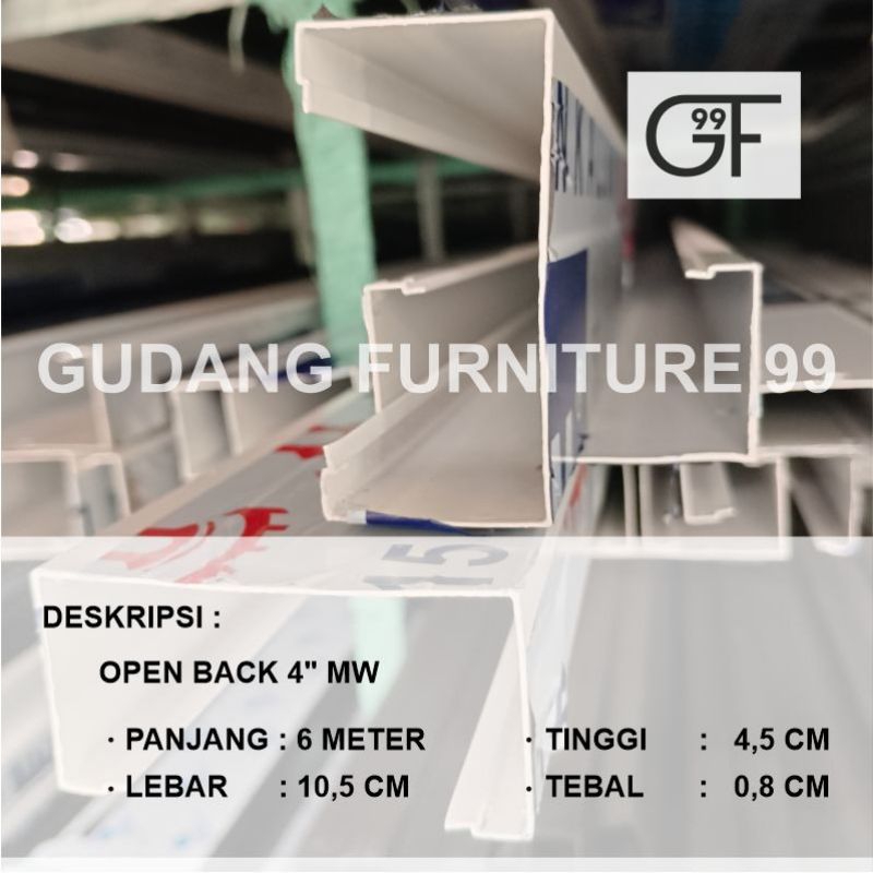 KUSEN ALUMINIUM / KUSEN BATANGAN / OPEN BACK