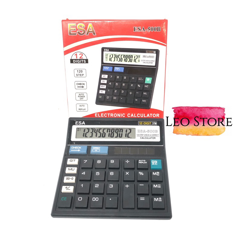 

TERMURAH!!! KALKULATOR ESA-500B. 12 DIGIT. READY STOCK!!!