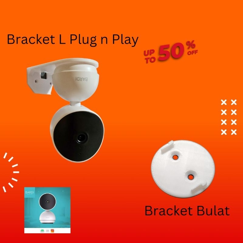 Bardi Lite Ipcam cctv Bracket Tembok Wall Mount