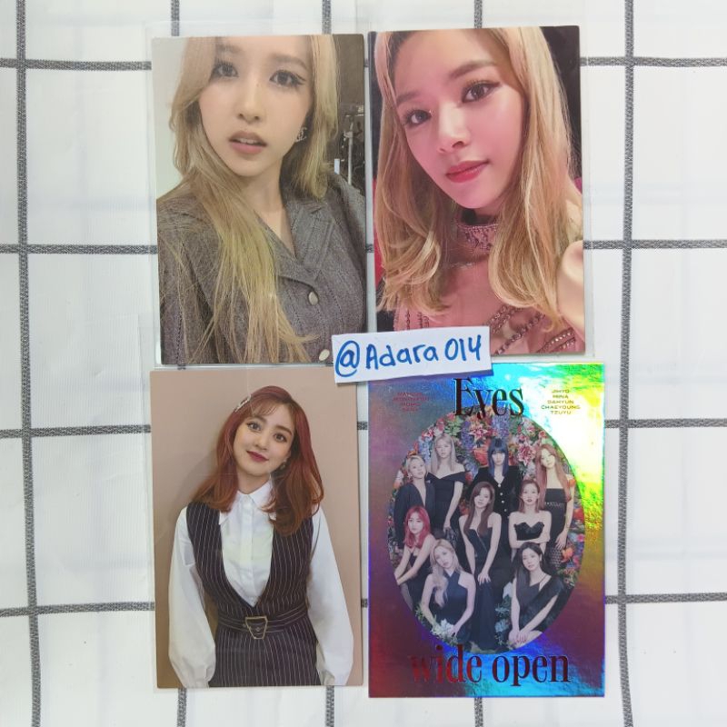 [READY] PHOTOCARD OFFICIAL TWICE MINA JIHYO EWO