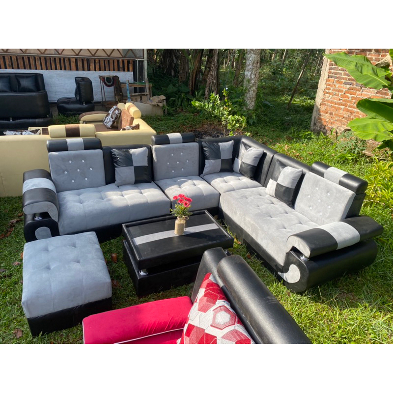 sofa leter L + puk