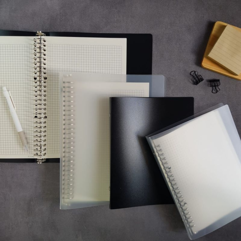 

Buku Binder Transparan - Binder A5 - Binder B5 - Bantex Binder - Binder Mika Transparan