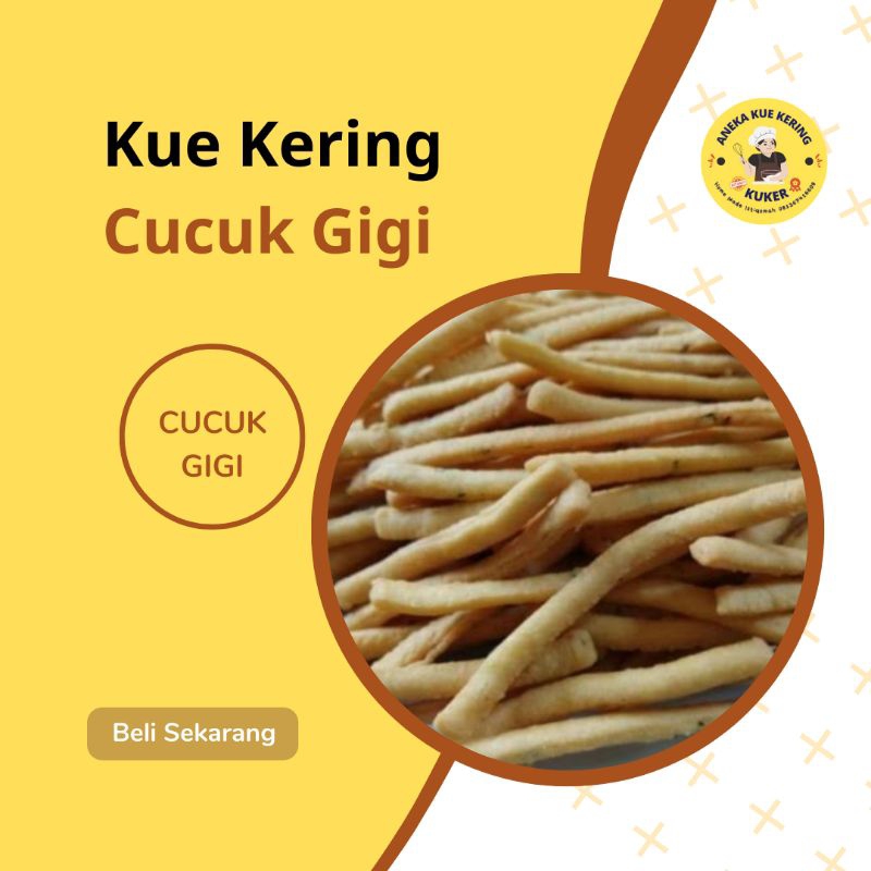 Kue Cucuk Gigi Gurih Renyah Enak