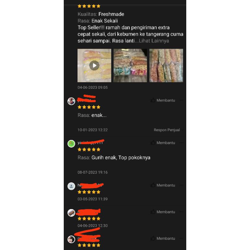 

Sekar_Shop07 Lanting Kebumen Satu Bal 1Kg Asli Cap Telasari Oleh Oleh Khas Kebumen