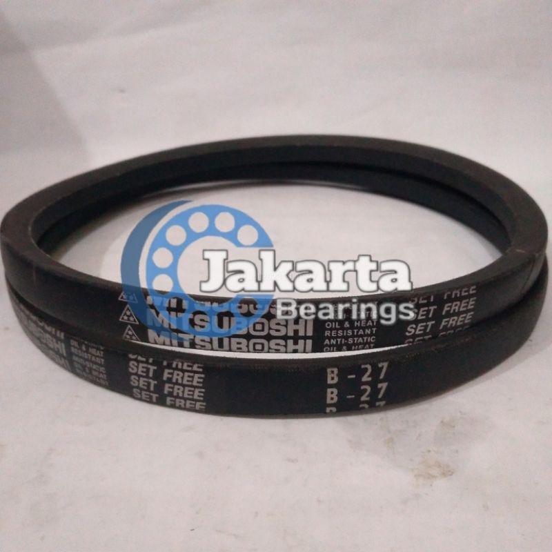 Tali Kipas Ban B27 MITSUBOSHI VanBelt FanBelt Van Fan V Belt B 27