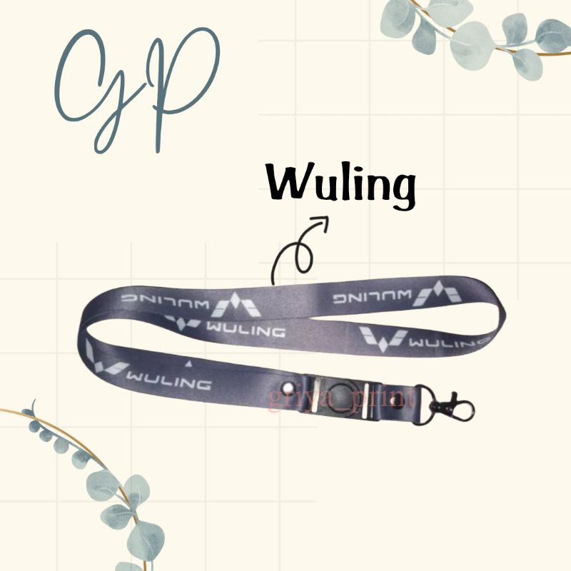 

TALI ID CARD WULING/LANYARD WULING ABU
