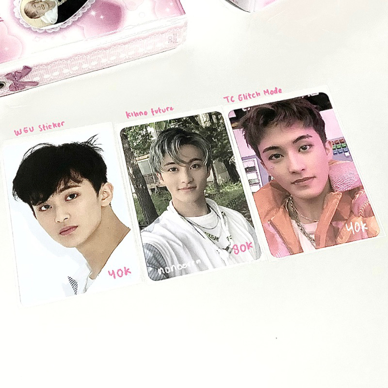 mark pc photocard poca official nct dream kihno future hello helfut hf tc trading card selca glitch 