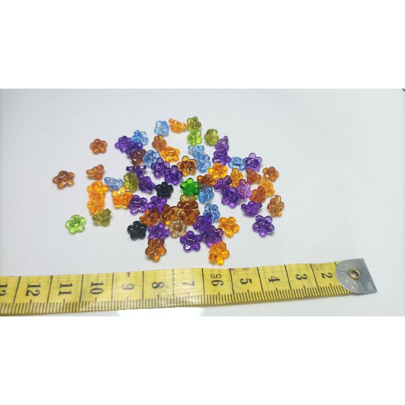 manik bunga sakura kecil / manik mote bahan bunga sakura acrilyc