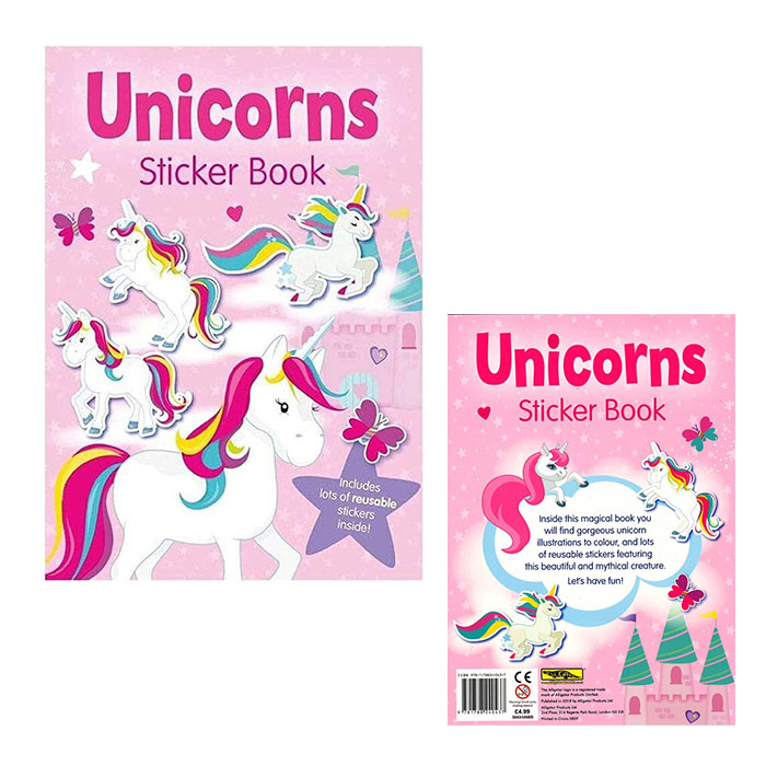 Unicorns Sticker Book - Kids Sticker Book