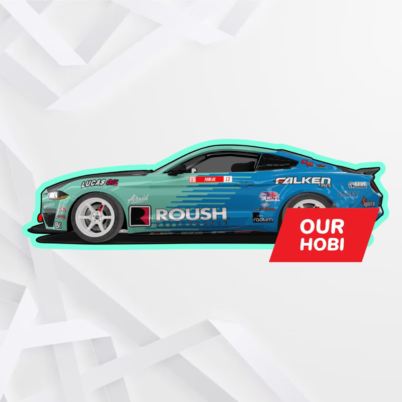 

Sticker Drift Mustang Justin Pawlak Falken