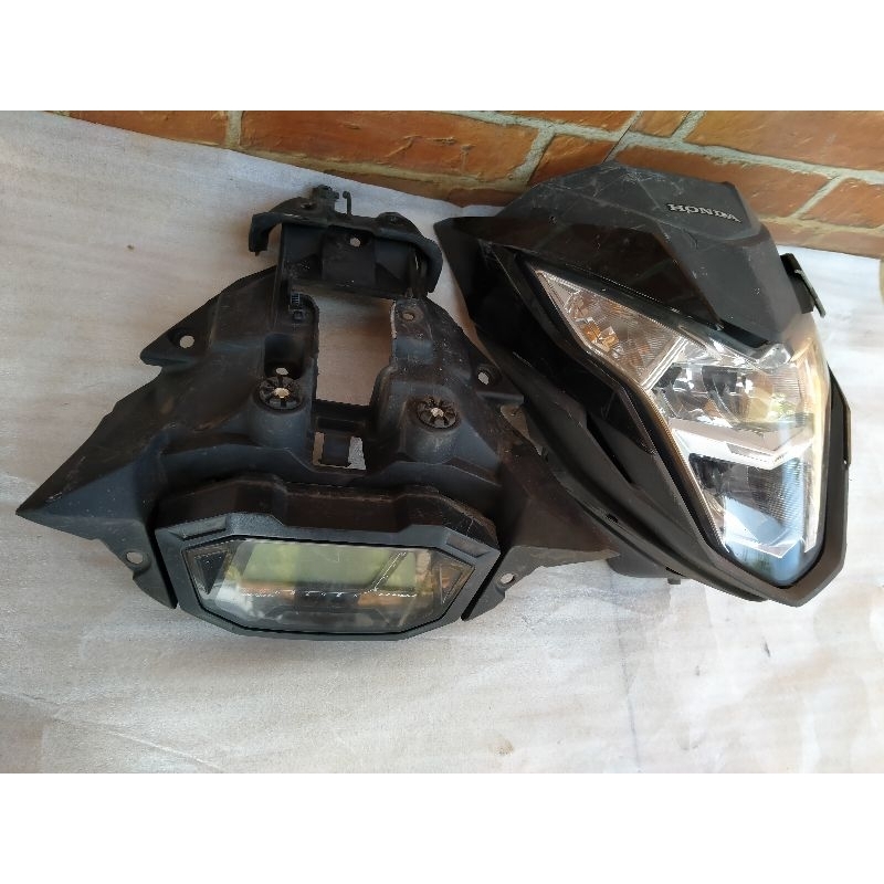 batok kepala full set honda sonic fi cover lampu lampu depan spedometer