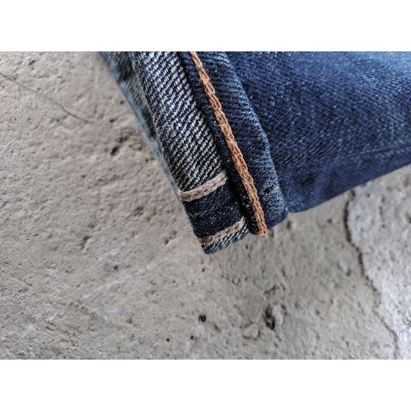 havilah denim 23oz  selvedge redline