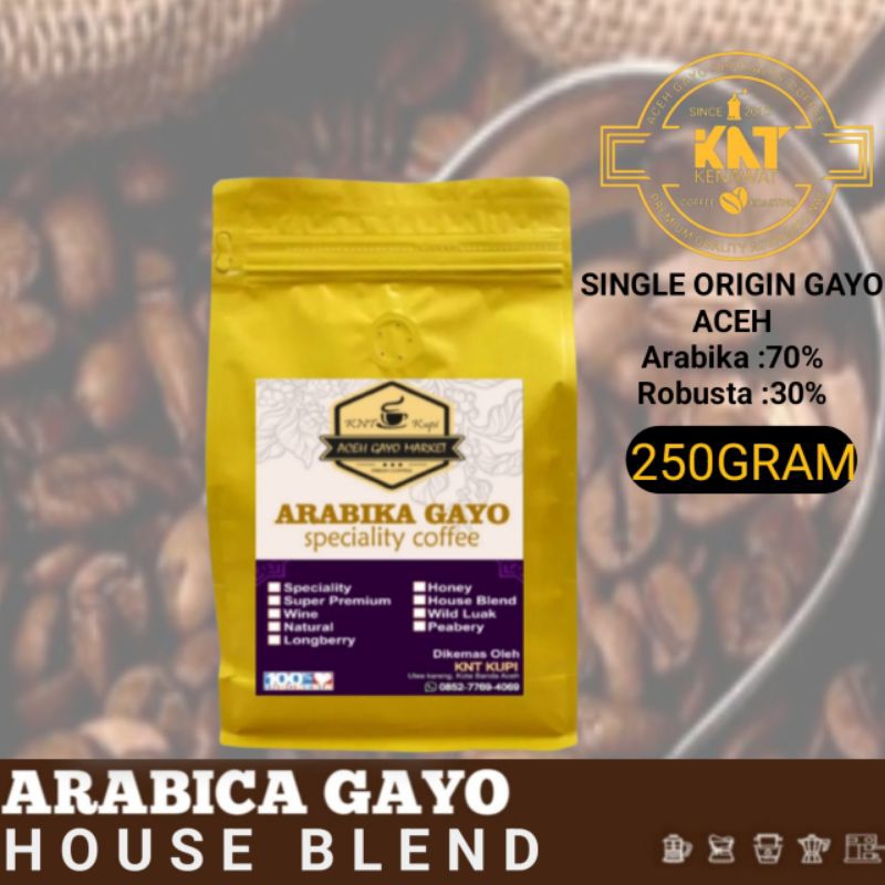 

Kopi blend arabica robusta gayo espresso 250gram tanpa ampas untuk es kopi susu kenangan sturbucks original dari tanah rencong asli.