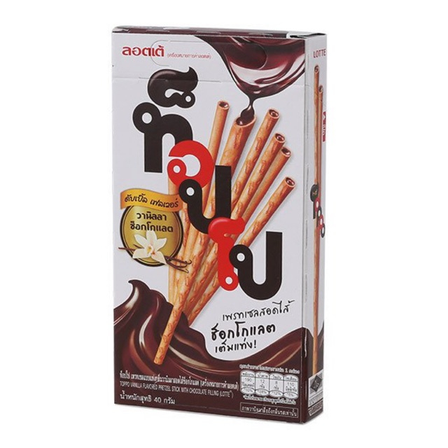 

Toppo Lotte Vanilla Chocolate 204 g Isi 12 Pillows