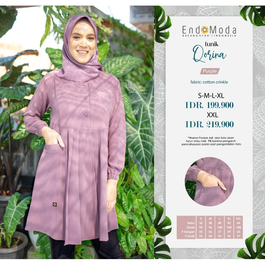 ENDOMODA TUNIK QORINA 3 TERBARU 2023