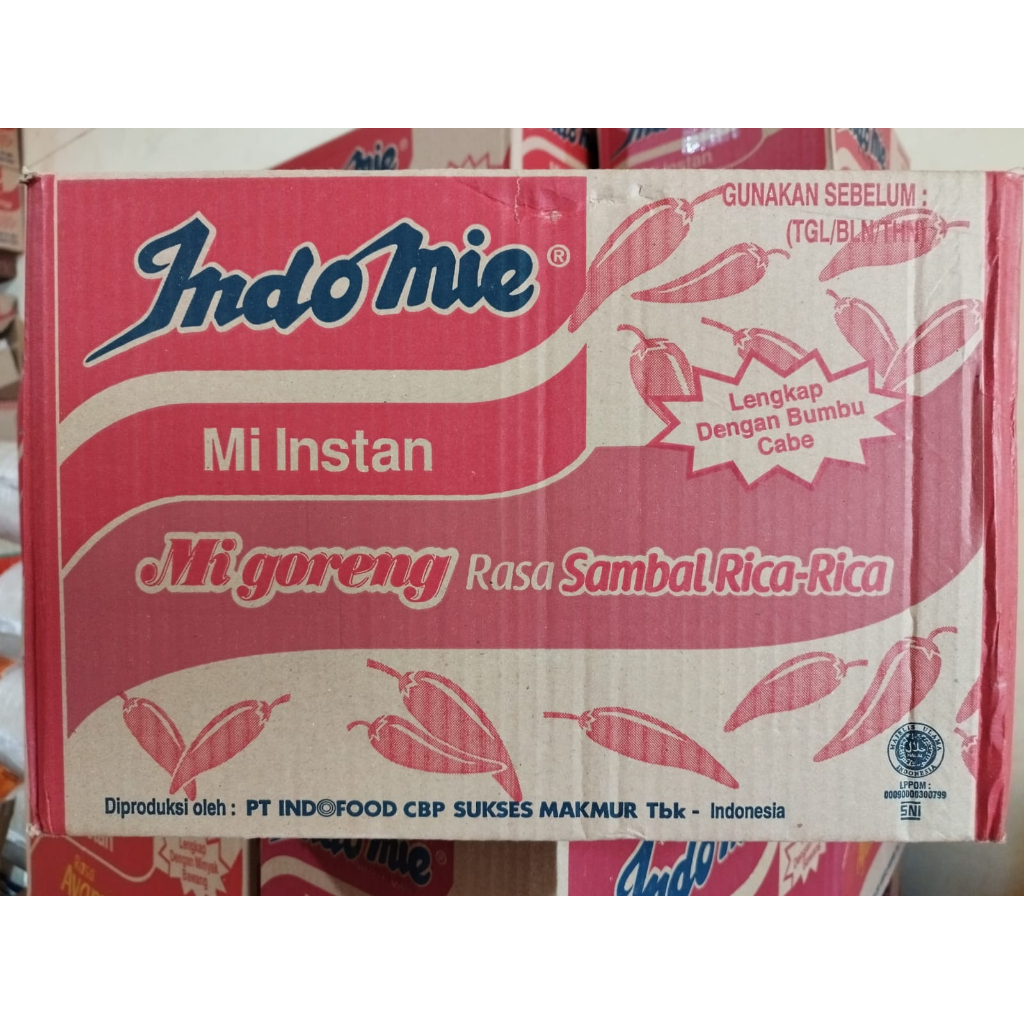 

Indomie Sambal Rica - rica 1 dus isi 40 pcs