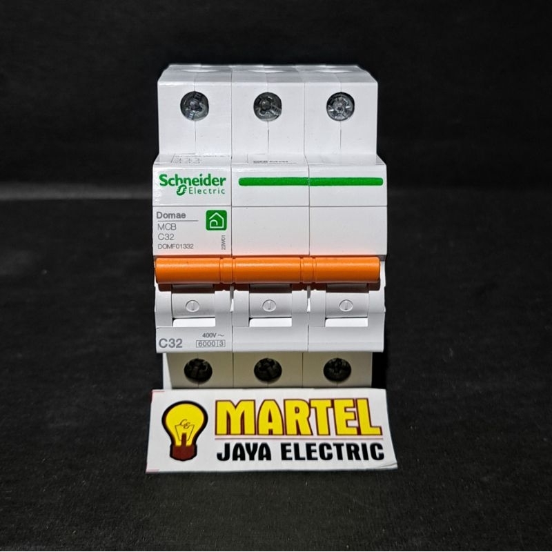 Mcb domae schneider 3 phase 32 ampere