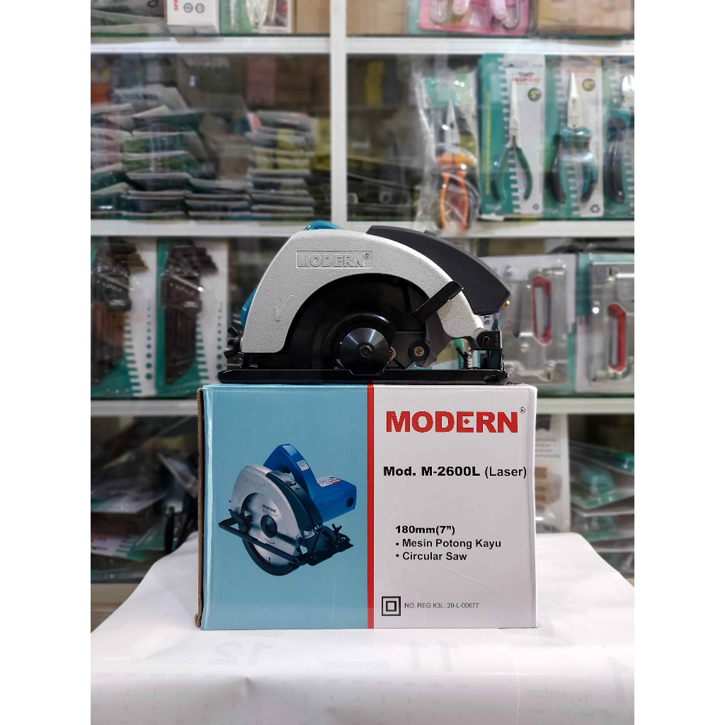 MODERN MESIN CIRCULAR SAW 2600 / GERGAJI KAYU / CIRCLE MODERN M-2600L