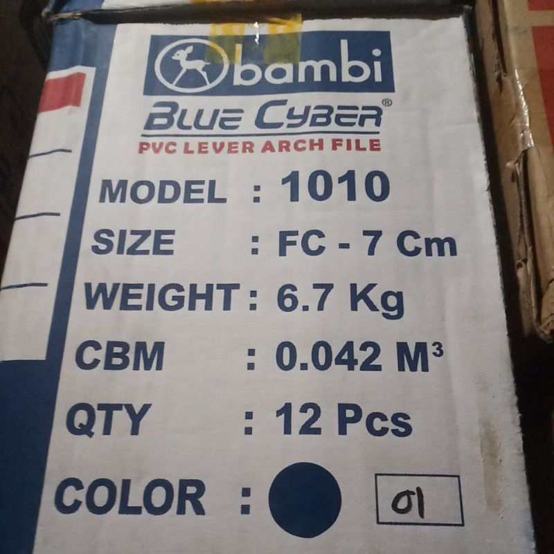 

Odner bambi folio 1010 biru 1 dus