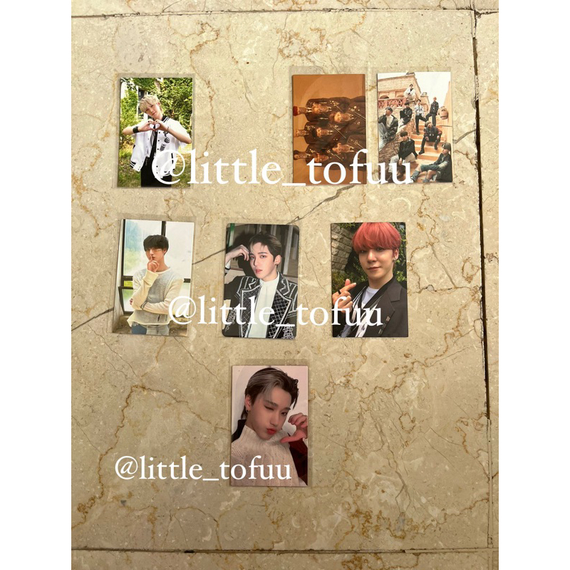 [official photocard] ateez pc group smn yunho mmt inception seonghwa thanxx ar yeosang inception ar 