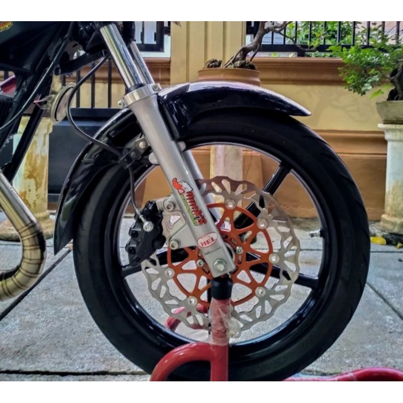 Breket kaliper RCB 2p CNC shock Scorpio Disc 300