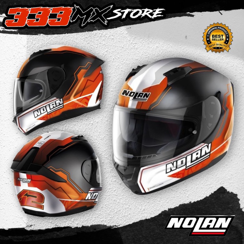 HELM NOLAN N60.6 ALEX RINS FLAT BLACK 054 HELM MOTOR NOLAN N60.6 ORI