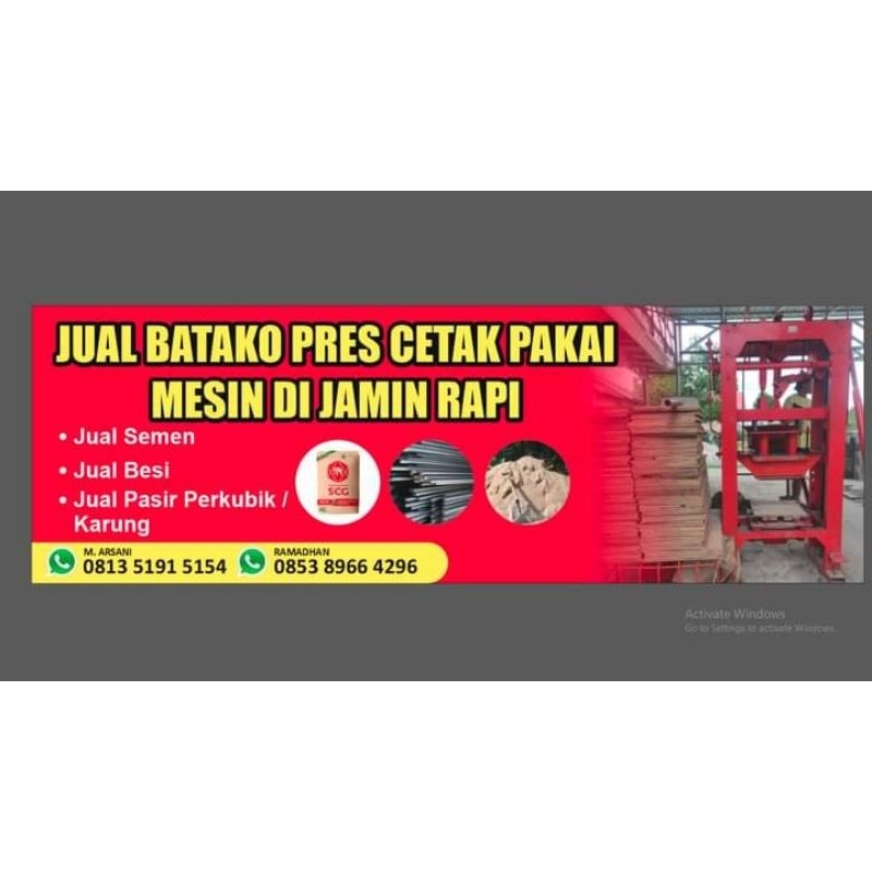 Batako Press Harga Bersahabat