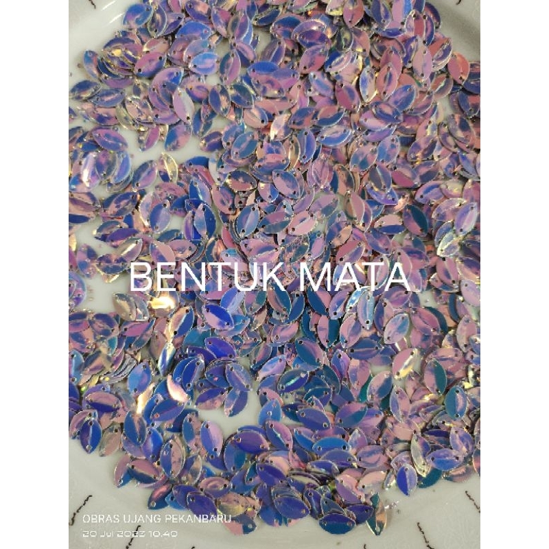 100gram Payet piringan HIASAN BAJU